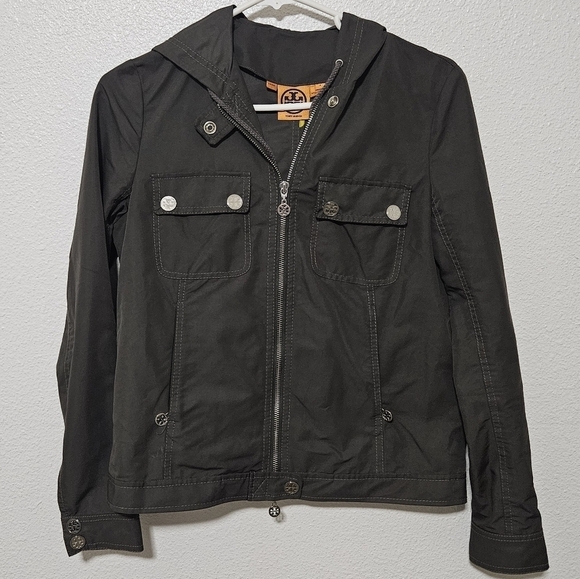 Tory Burch jacket with hood size 4 - Picture 1 of 14
